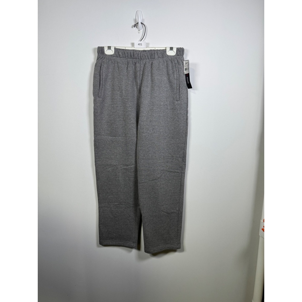 Hasting & Smith Petites Grey Fleece Sweatpants Elastic Waist Pockets PM PHF40099